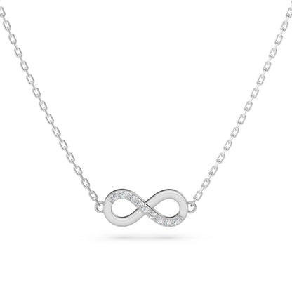 Minimalism Necklace (Round), 0.05 ct — 104-10072