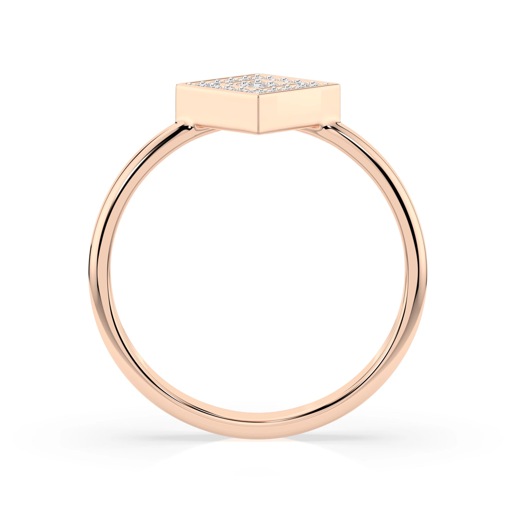 Illusion Ring (Round), 0.1 ct — 101-10074