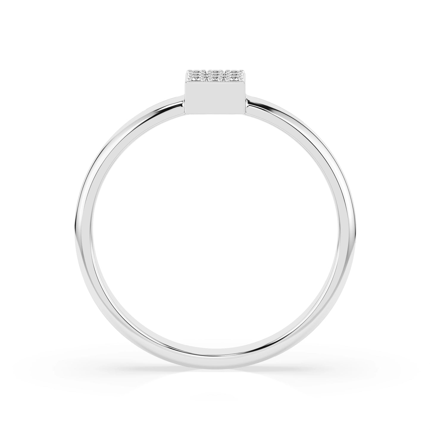 Illusion Ring (Round), 0.05 ct — 101-10063