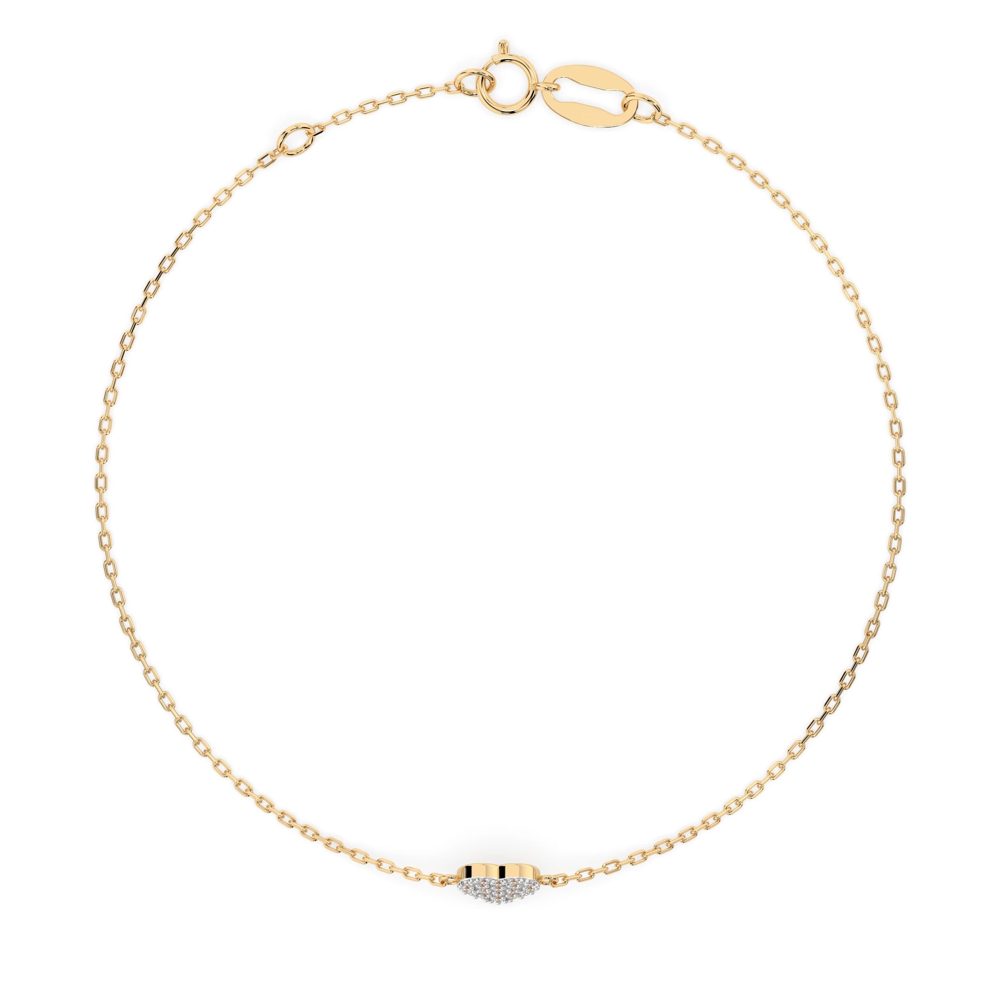 Minimalism Bracelet (Round), 0.09 ct — 105-10012