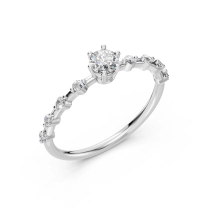 Solitaire Eternity Ring (Round), 0.3 ct — 101-10144(4.2)