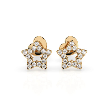 Minimalism Earring (Round), 0.18 ct — 102-10054
