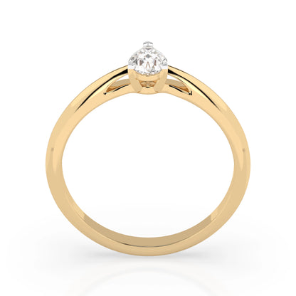 Solitaire Ring (Pear), 0.3 ct — 101-10190(0.30)PAR