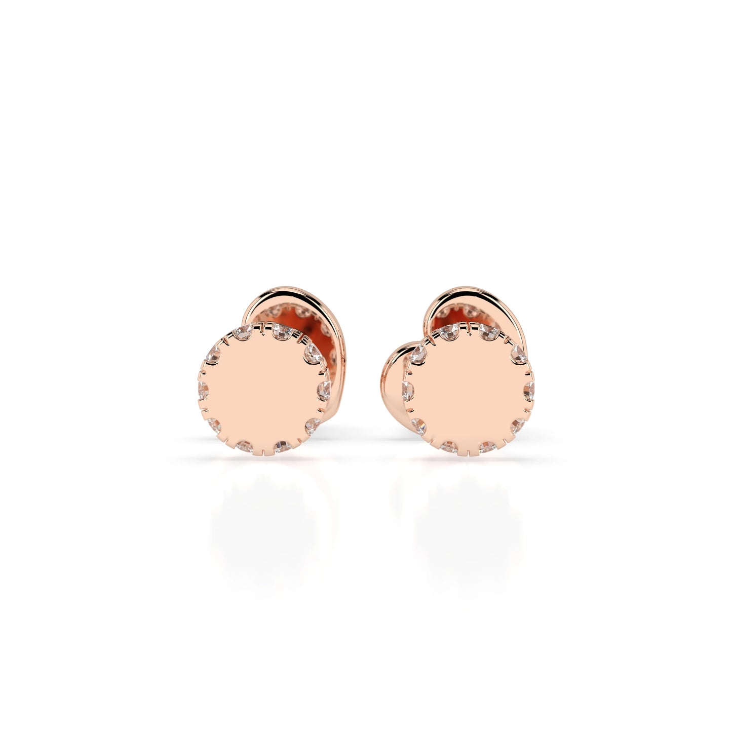Minimalism Earring (Round), 0.1 ct — 102-10029
