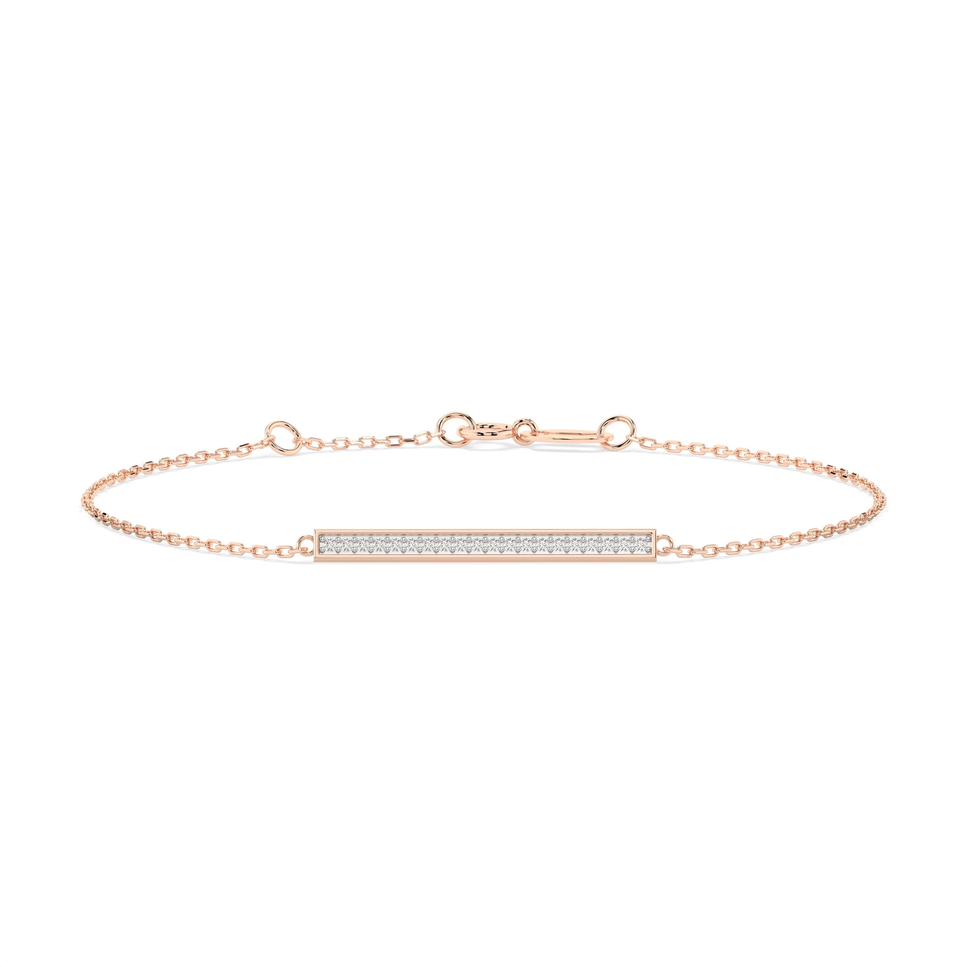 Minimalism Bracelet (Round), 0.1 ct — 105-10017