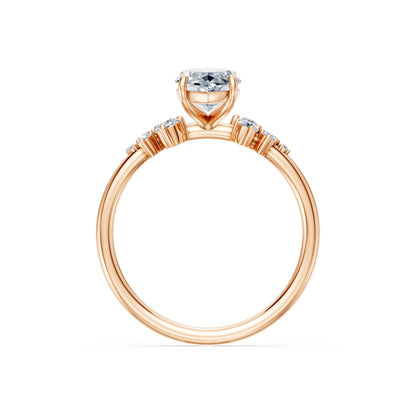 Marquise Lab Grown Diamond Classic Pave Eternity Ring 1.5ct by Qutahia Jewellery