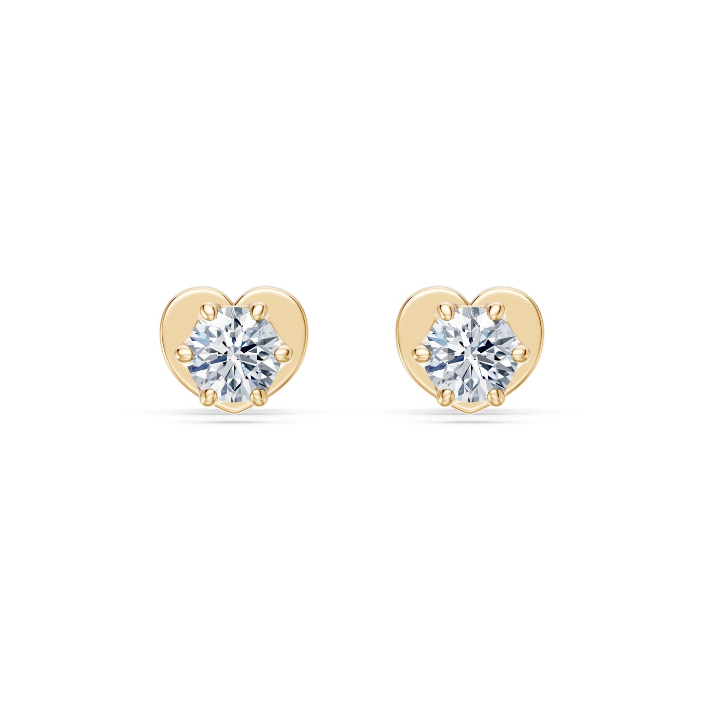 Solitaire Butterfly Earring, 0.2 ct — 102-10040/1(3.0)