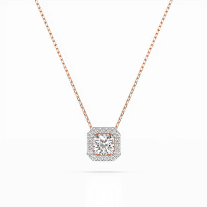 Solitaire Eternity Necklace (Round), 0.2 ct — 104-10042(3.7)