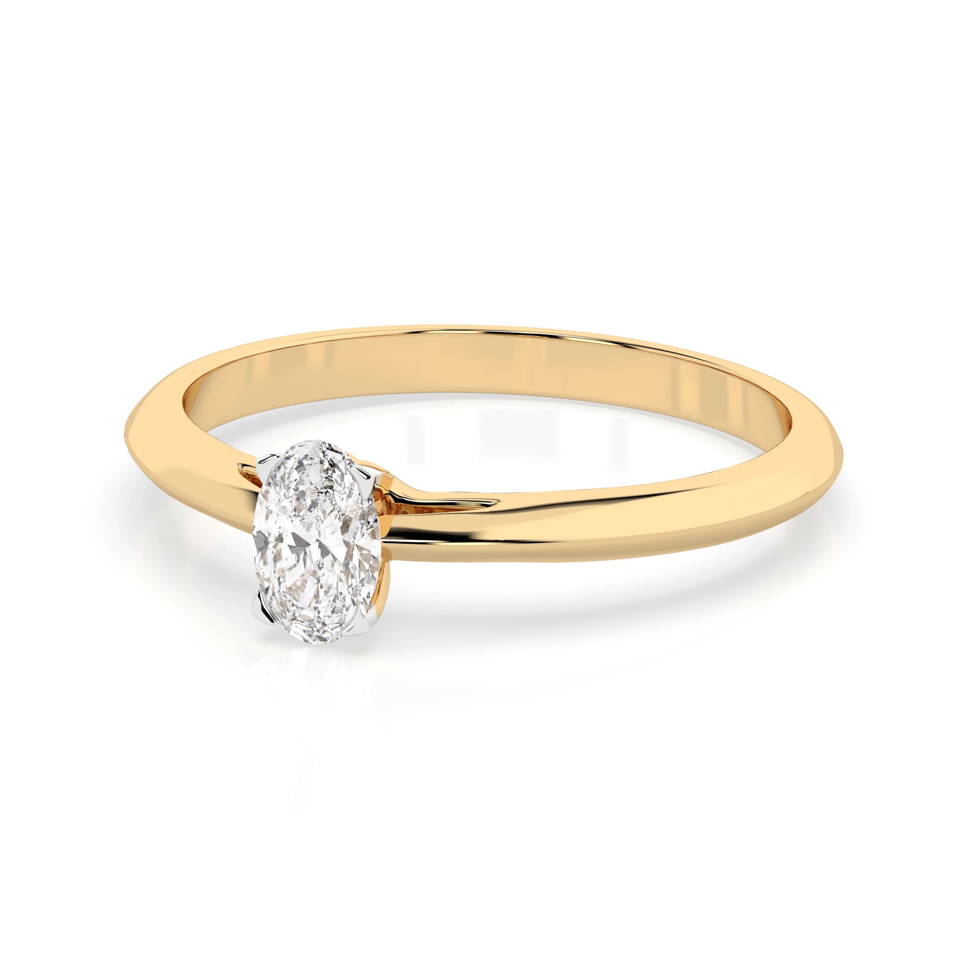 Solitaire Ring (Oval), 0.3 ct — 101-10190(0.30)OV