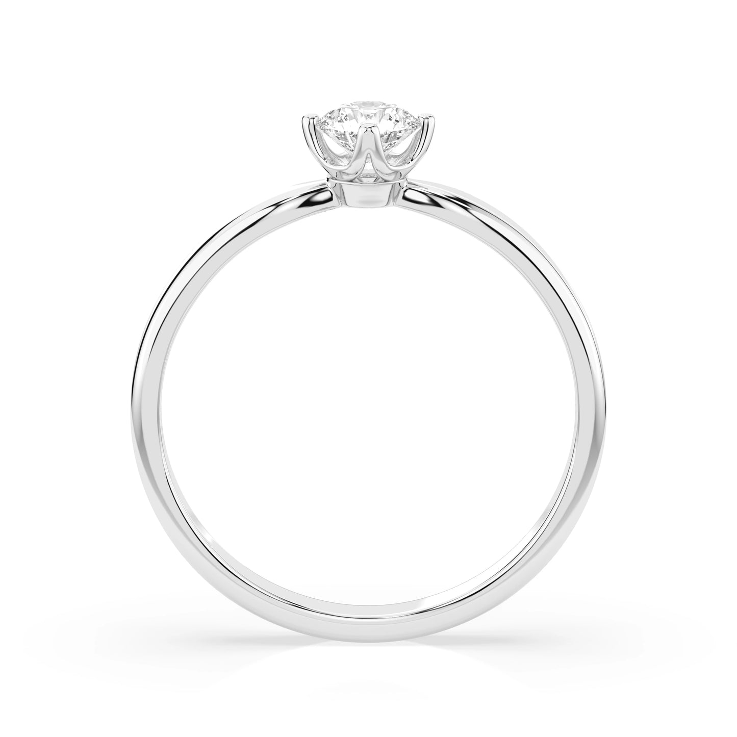 Solitaire Ring (Round), 0.25 ct — 101-10041(4.0)
