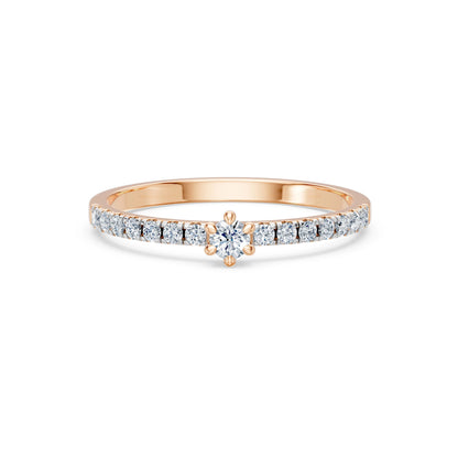 Solitaire Eternity Ring, 0.09 ct — 101-10126/3(2.8)