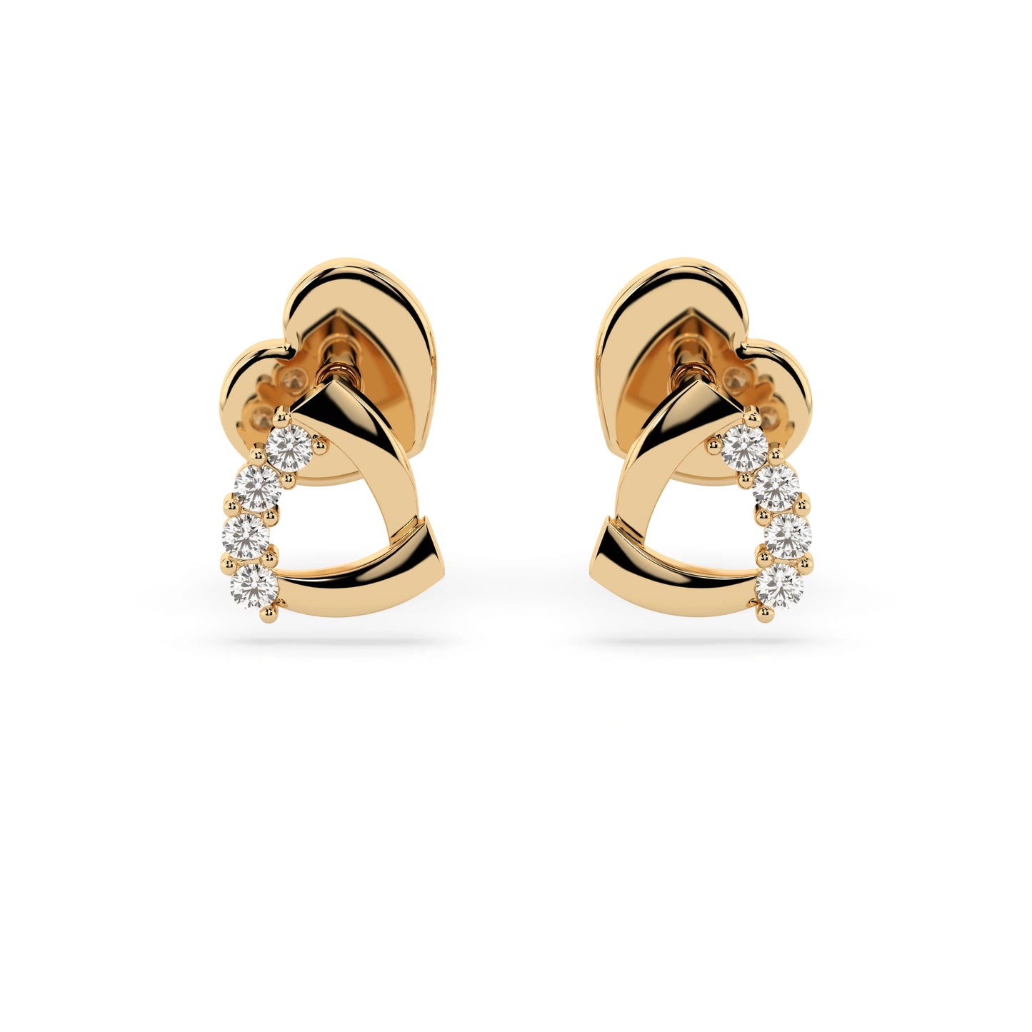 Minimalism Earring (Round), 0.05 ct — 102-10061