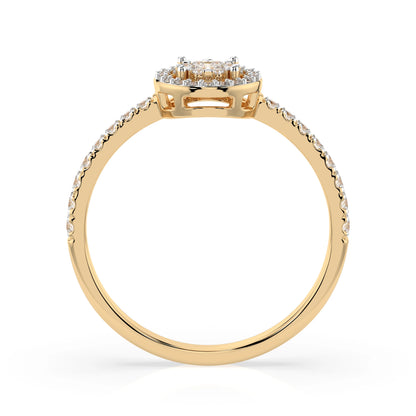 Illusion Ring (Round), 0.06 ct — 101-10018(2.5)