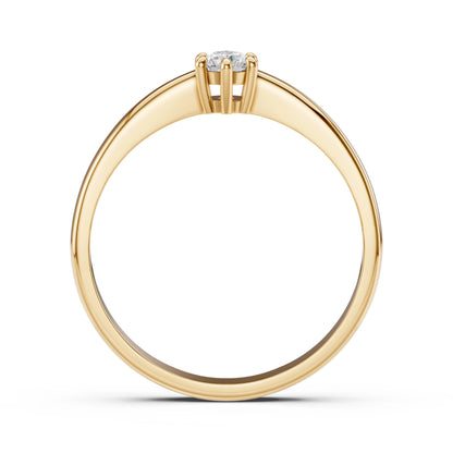 Solitaire Ring (Round), 0.15 ct — 101-10151(3.4)