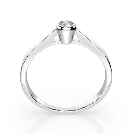 Solitaire Ring (Round), 0.15 ct — 101-10010(3.4)