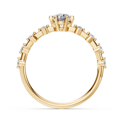Solitaire Eternity Ring (Round), 0.4 ct — 101-10144(4.7)
