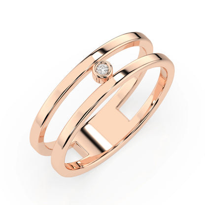 Minimalism Ring (Round), 0.02 ct — 101-10064