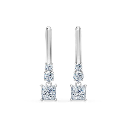 Solitaire Eternity Earring, 0.6 ct — 102-10143(0.30)PR