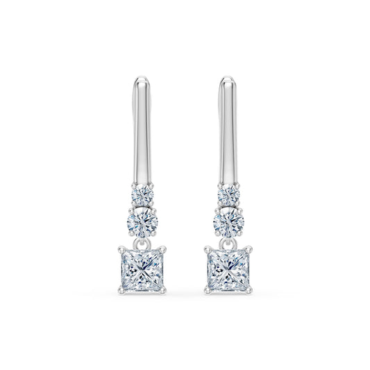 Solitaire Eternity Earring, 0.6 ct — 102-10143(0.30)PR