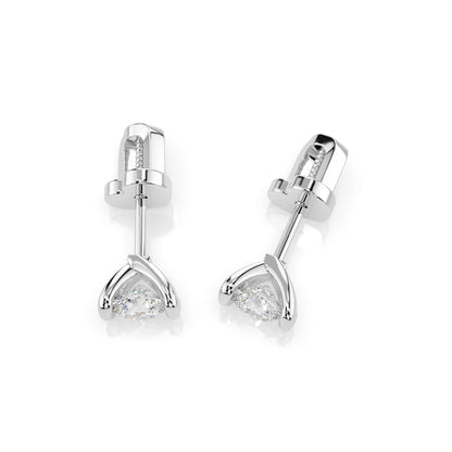 Solitaire Butterfly Earring (Round), 0.6 ct — 102-10016(4.2)