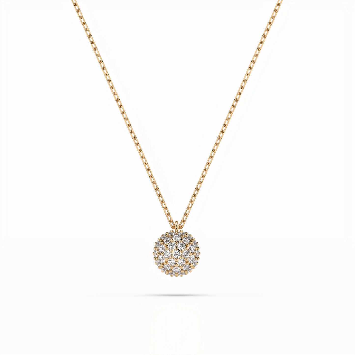 Illusion Necklace (Round), 0.23 ct — 104-10065