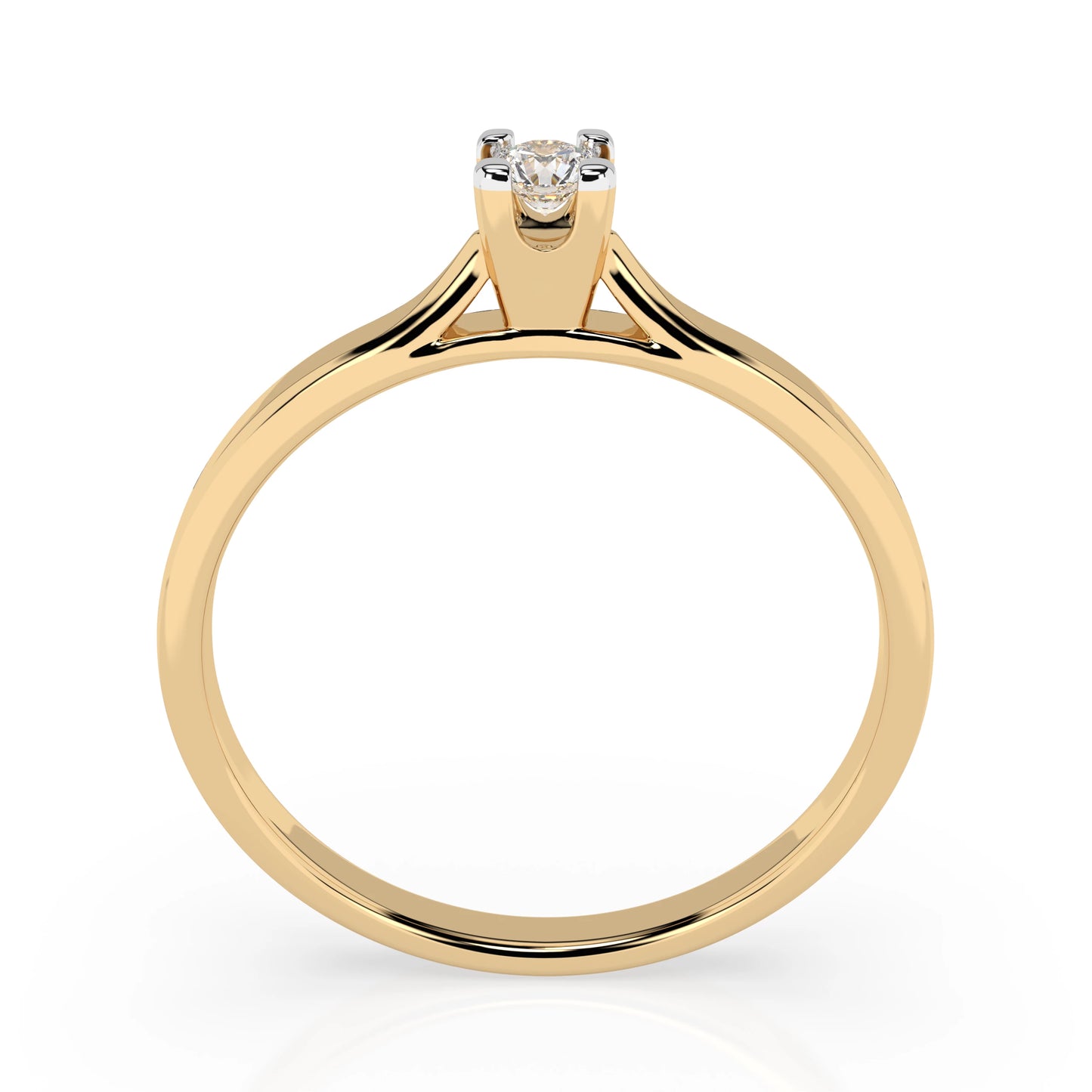 Solitaire Ring (Round), 0.06 ct — 101-10034(2.5)