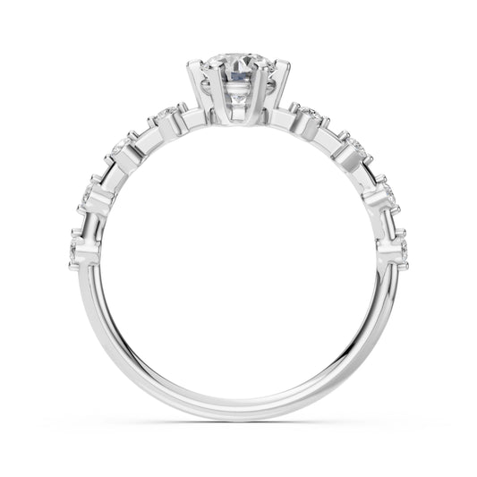 Solitaire Eternity Ring (Round), 0.5 ct — 101-10144(5.1)