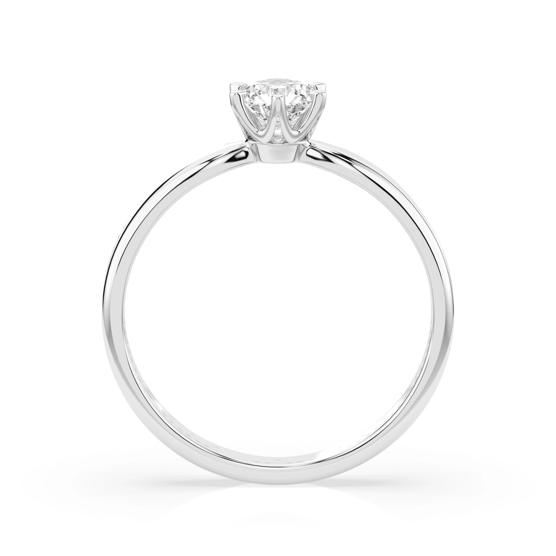 Solitaire Ring (Round), 0.25 ct — 101-10040(4.0)
