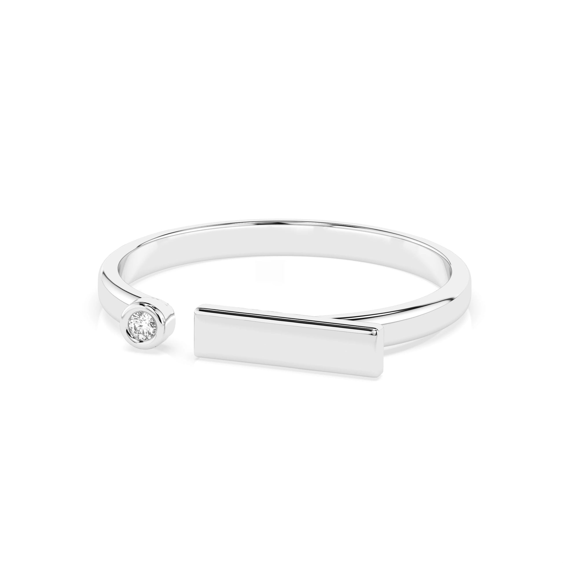 Minimalism Ring (Round), 0.02 ct — 101-10066