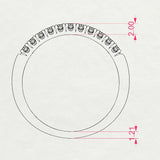 Eternity Ring (Round), 0.22 ct — 101-10044/4