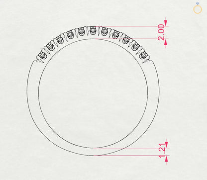 Eternity Ring (Round), 0.22 ct — 101-10044/4