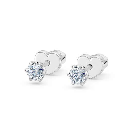 Solitaire Butterfly Earring, 0.2 ct — 102-10040/1(3.0)
