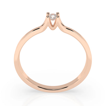 Solitaire Ring (Round), 0.06 ct — 101-10033(2.5)