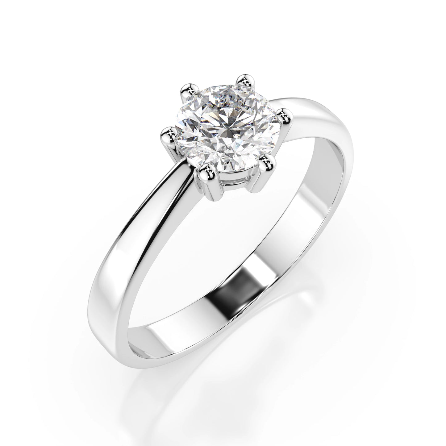 Solitaire Ring (Round), 0.5 ct — 101-10151(5.1)