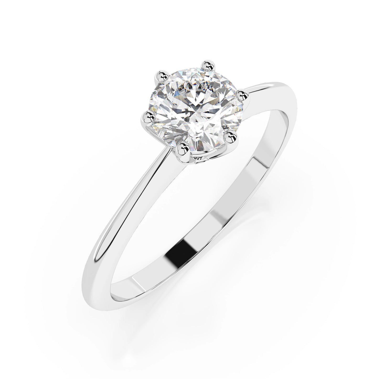 Solitaire Ring (Round), 0.5 ct — 101-10027(5.1)