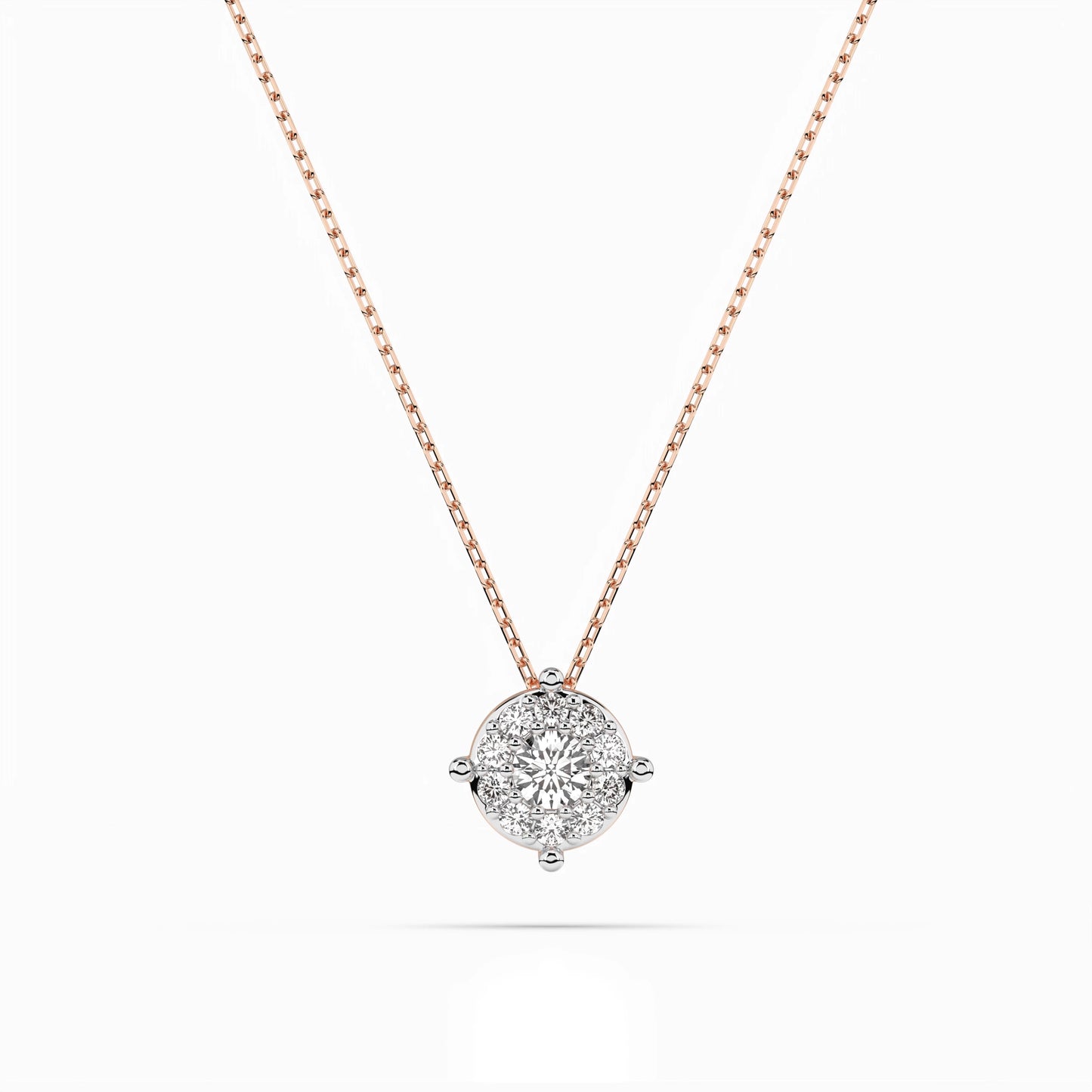 Solitaire Eternity Necklace (Round), 0.06 ct — 104-10001(2.5)