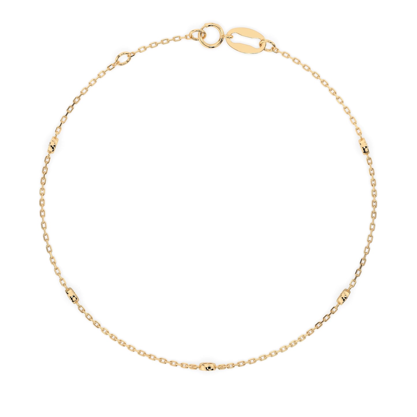 Minimalism Bracelet (Round), 0.14 ct — 105-10008/5(1.9)