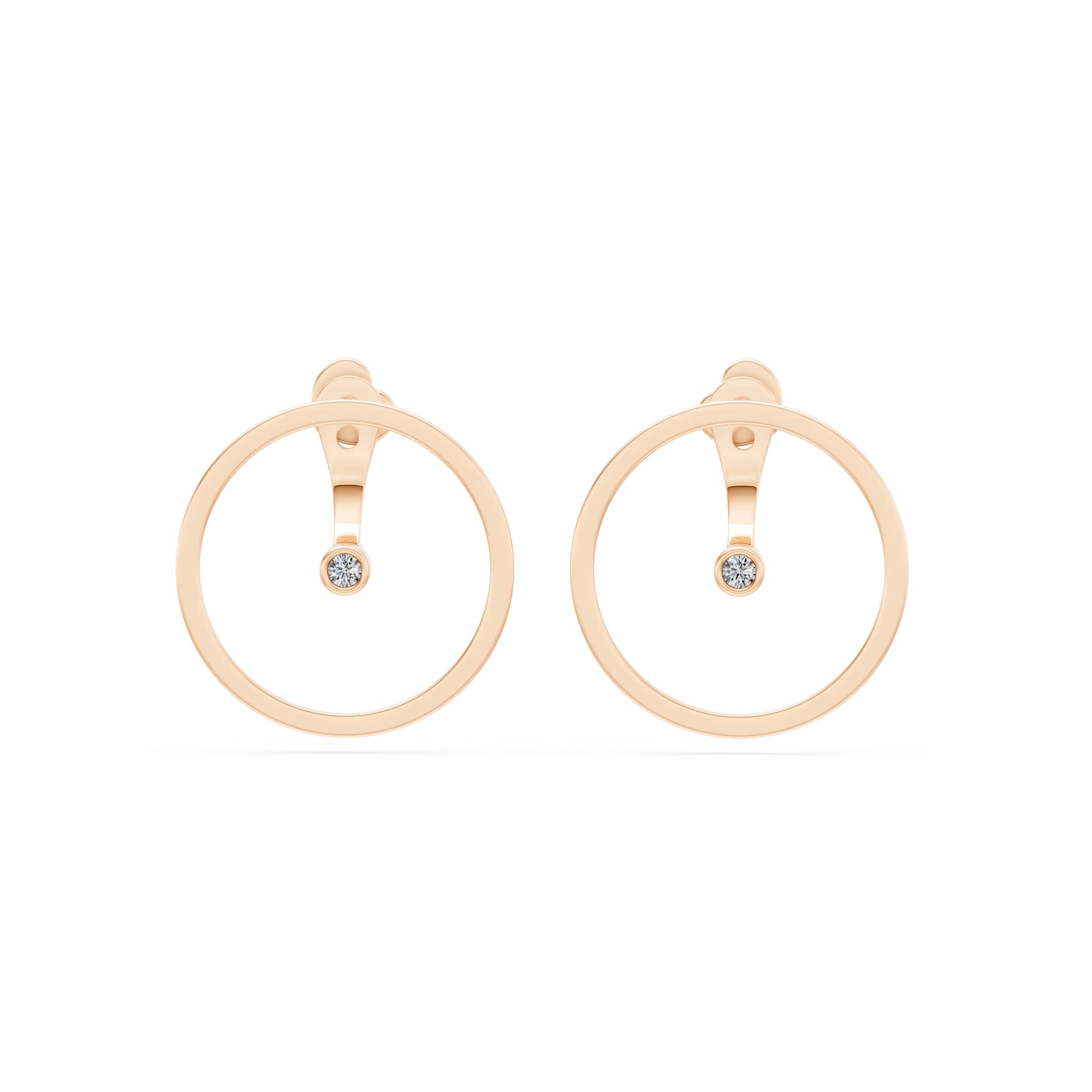 Minimalism Earring, 0.06 ct — 102-10077