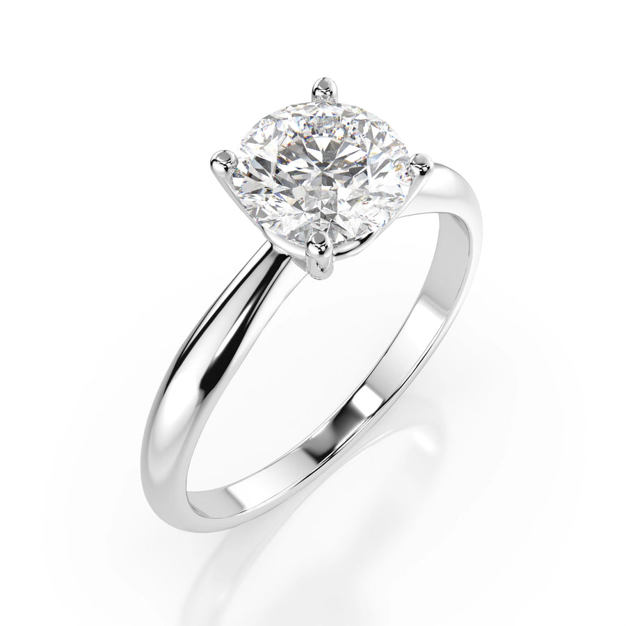 Solitaire Ring (Round), 0.7 ct — 101-10021(5.7)