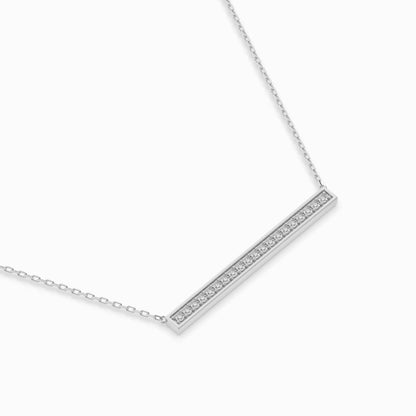 Minimalism Necklace (Round), 0.12 ct — 104-10024