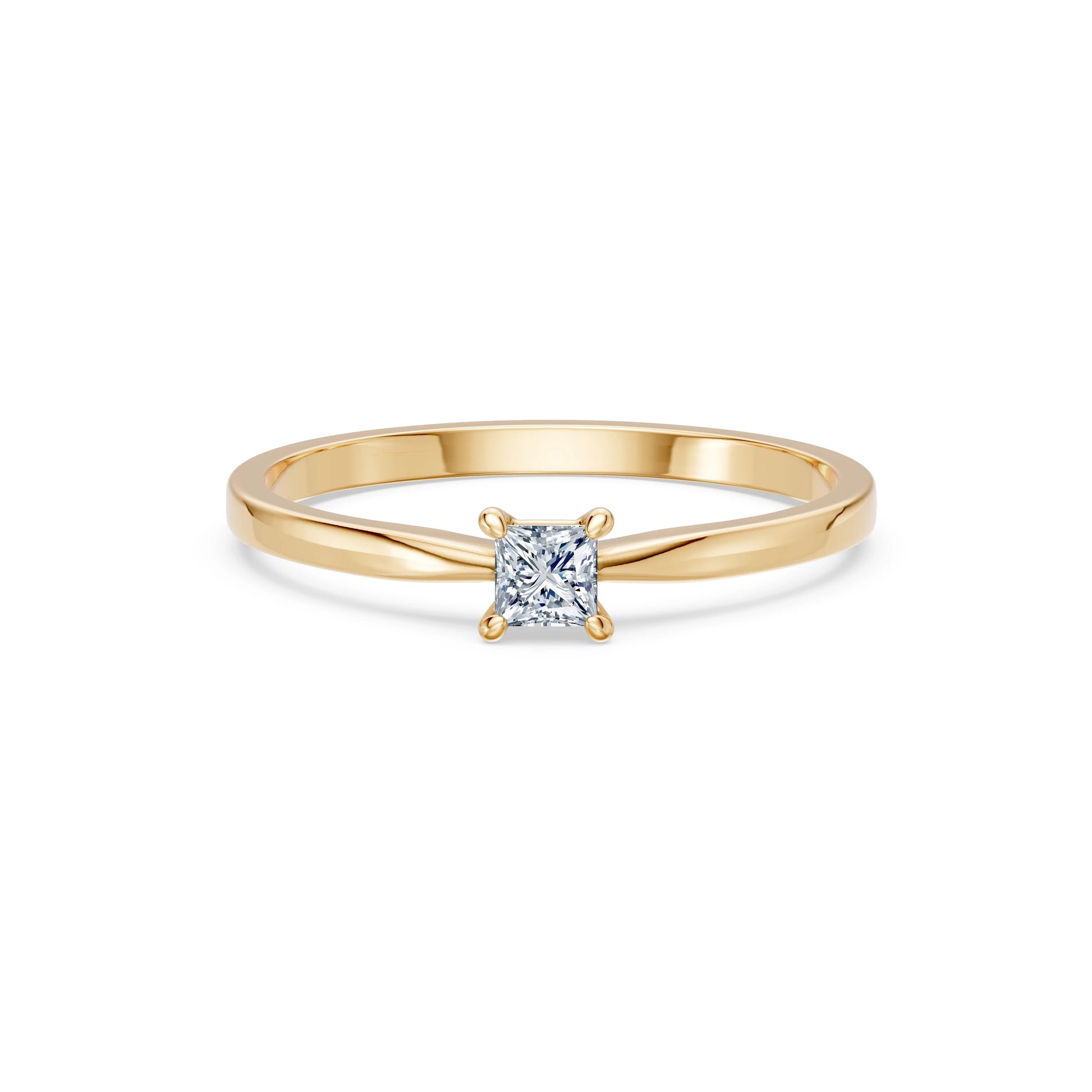 Solitaire Ring, 0.17 ct — 101-10116(3.0)PR