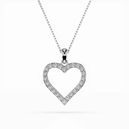 Minimalism Necklace (Round), 0.31 ct — 104-10060