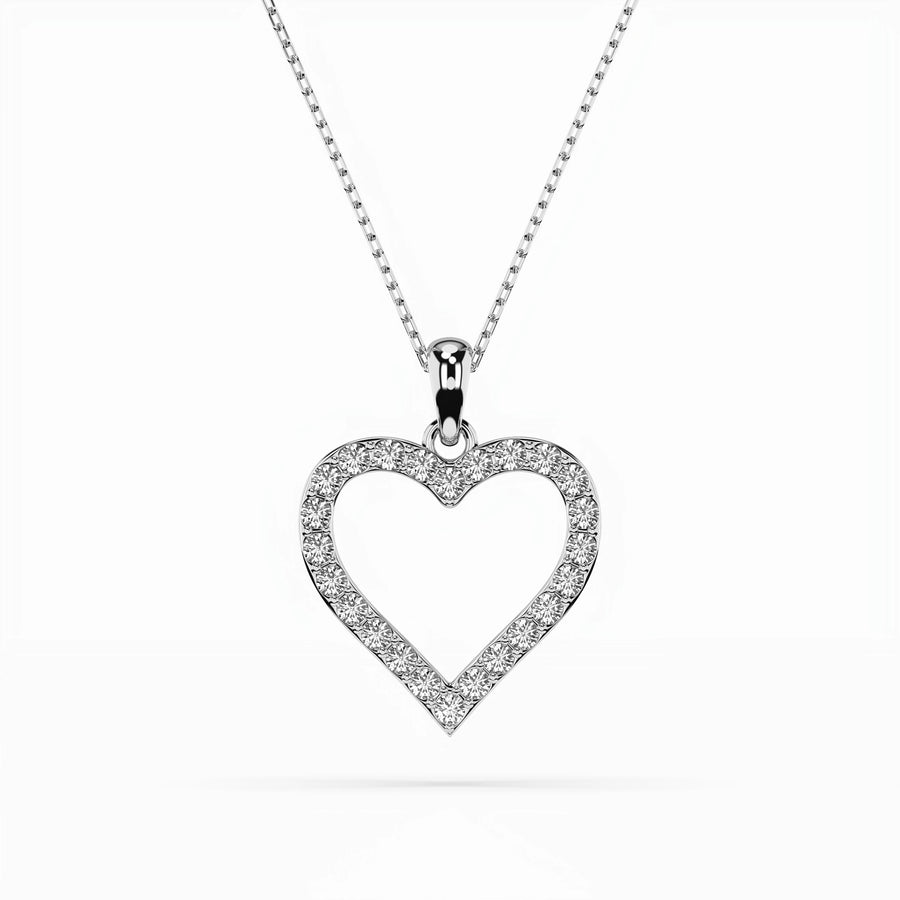 Minimalism Necklace (Round), 0.31 ct — 104-10060