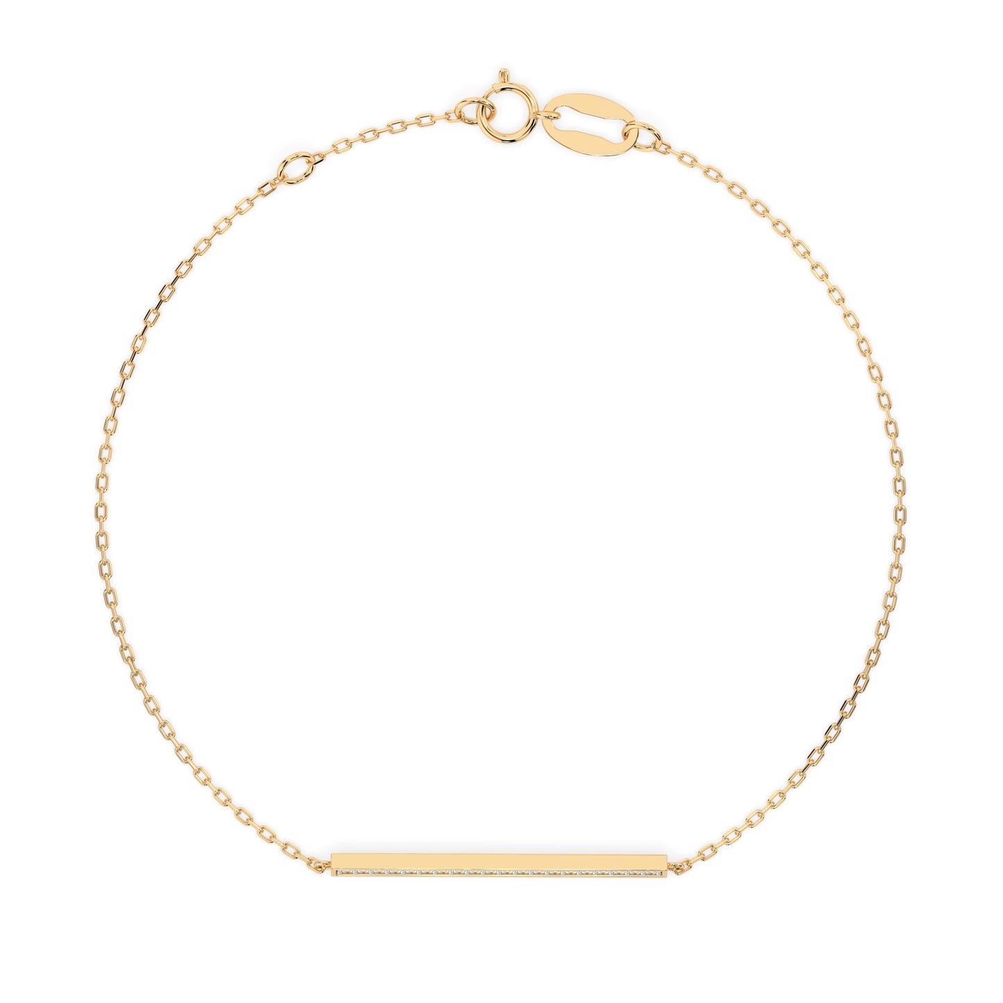 Minimalism Bracelet (Round), 0.1 ct — 105-10017