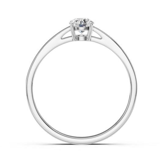 Solitaire Ring (Round), 0.4 ct — 101-10012/1(4.7)