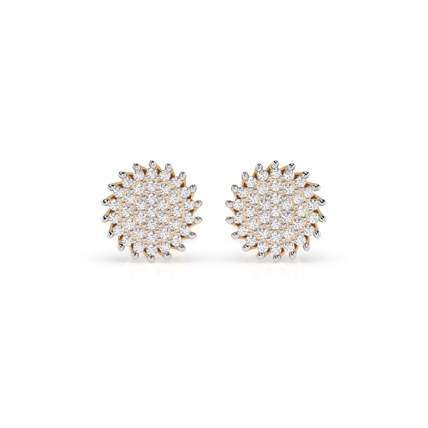 Illusion Earring (Round), 0.3 ct — 102-10171
