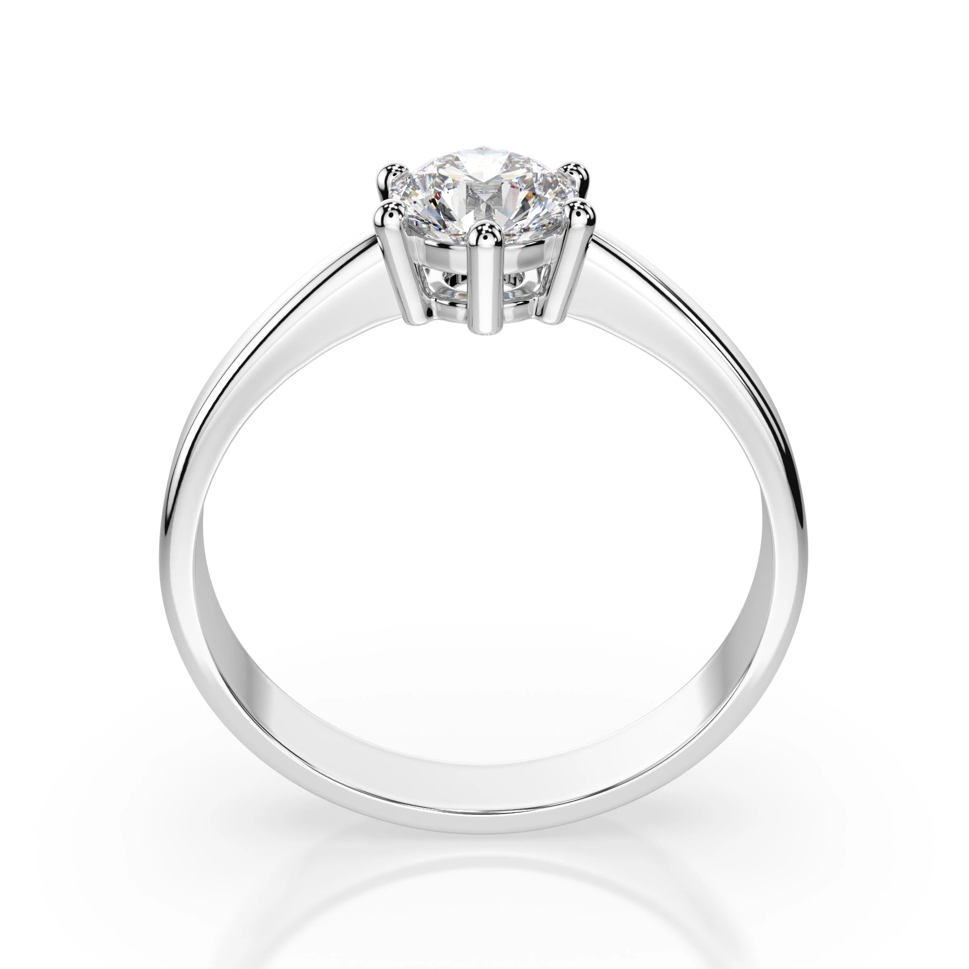 Solitaire Ring (Round), 0.5 ct — 101-10151(5.1)
