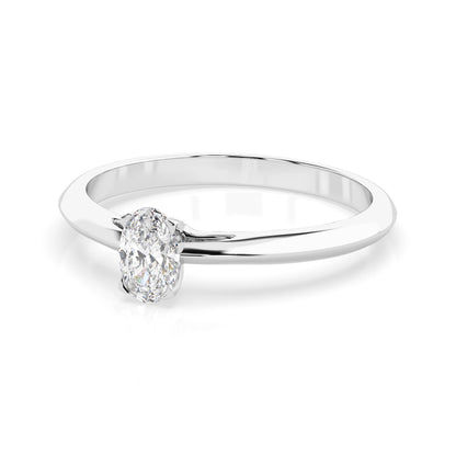 Solitaire Ring (Oval), 0.3 ct — 101-10190(0.30)OV