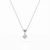 Solitaire Necklace (Round), 0.08 ct — 104-10014(2.7)