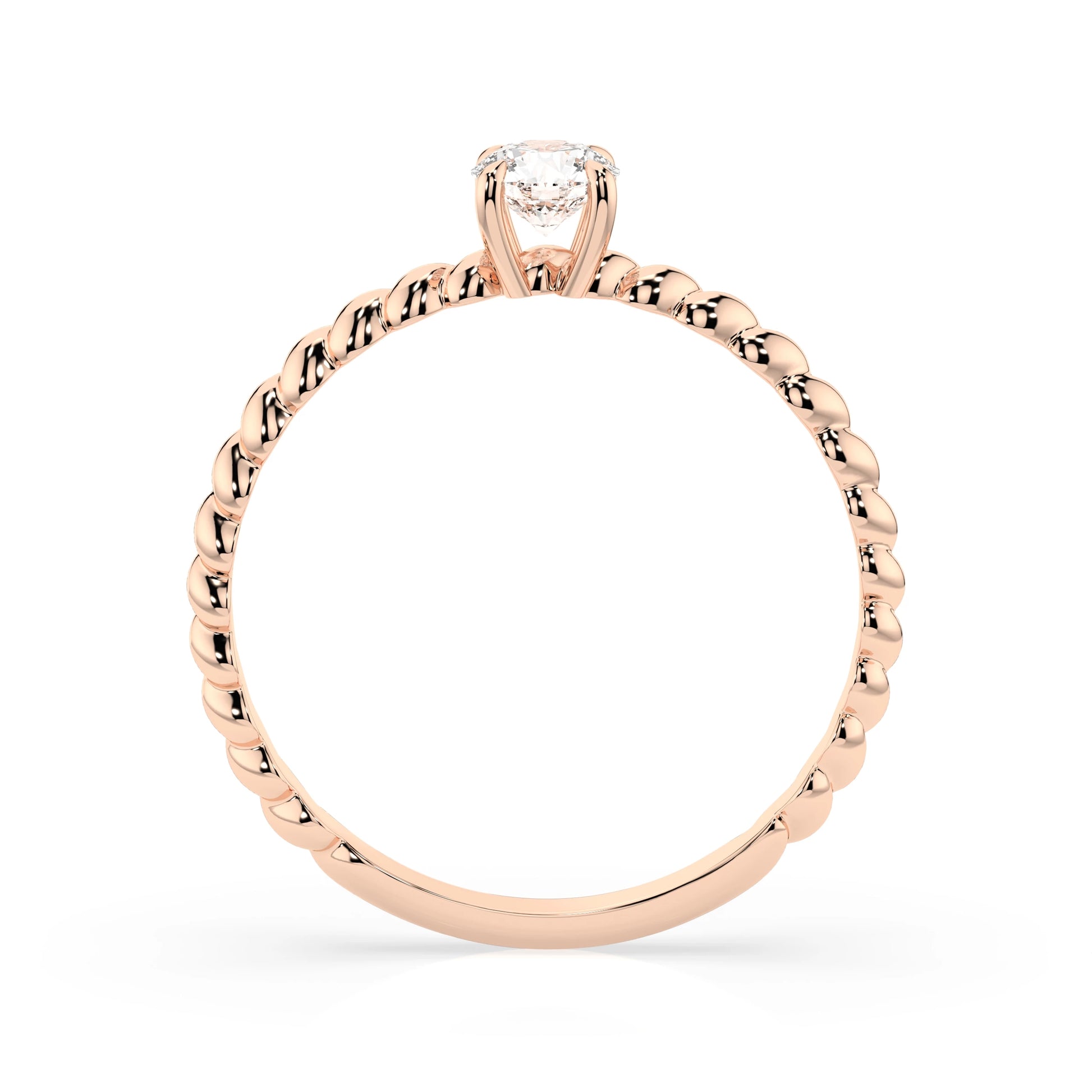 Solitaire Ring (Round), 0.3 ct — 101-10038(4.2)